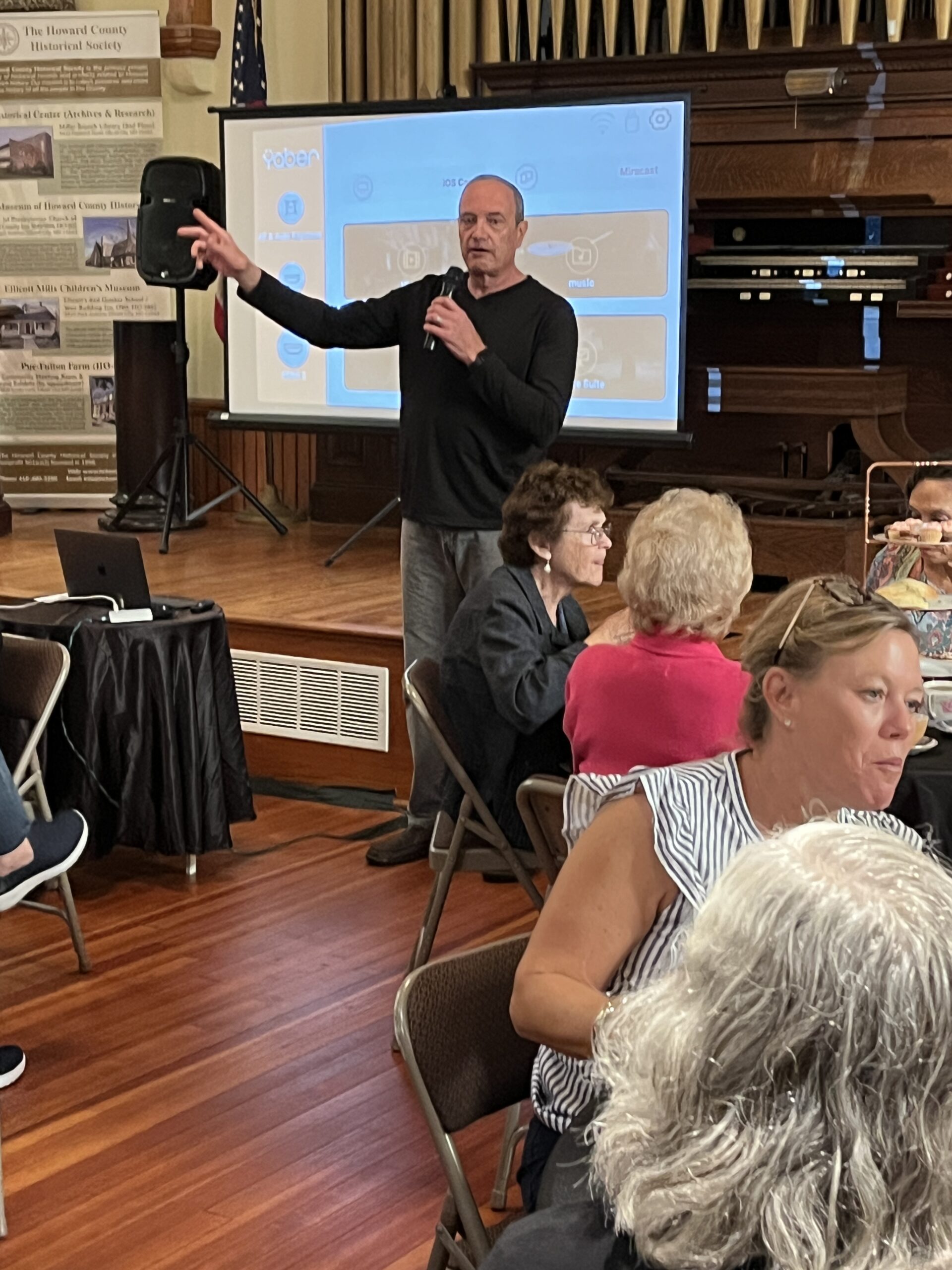 HCHS Executive Director, Mark Stout Presents at the September 26, 2024 Mill Town Tea.