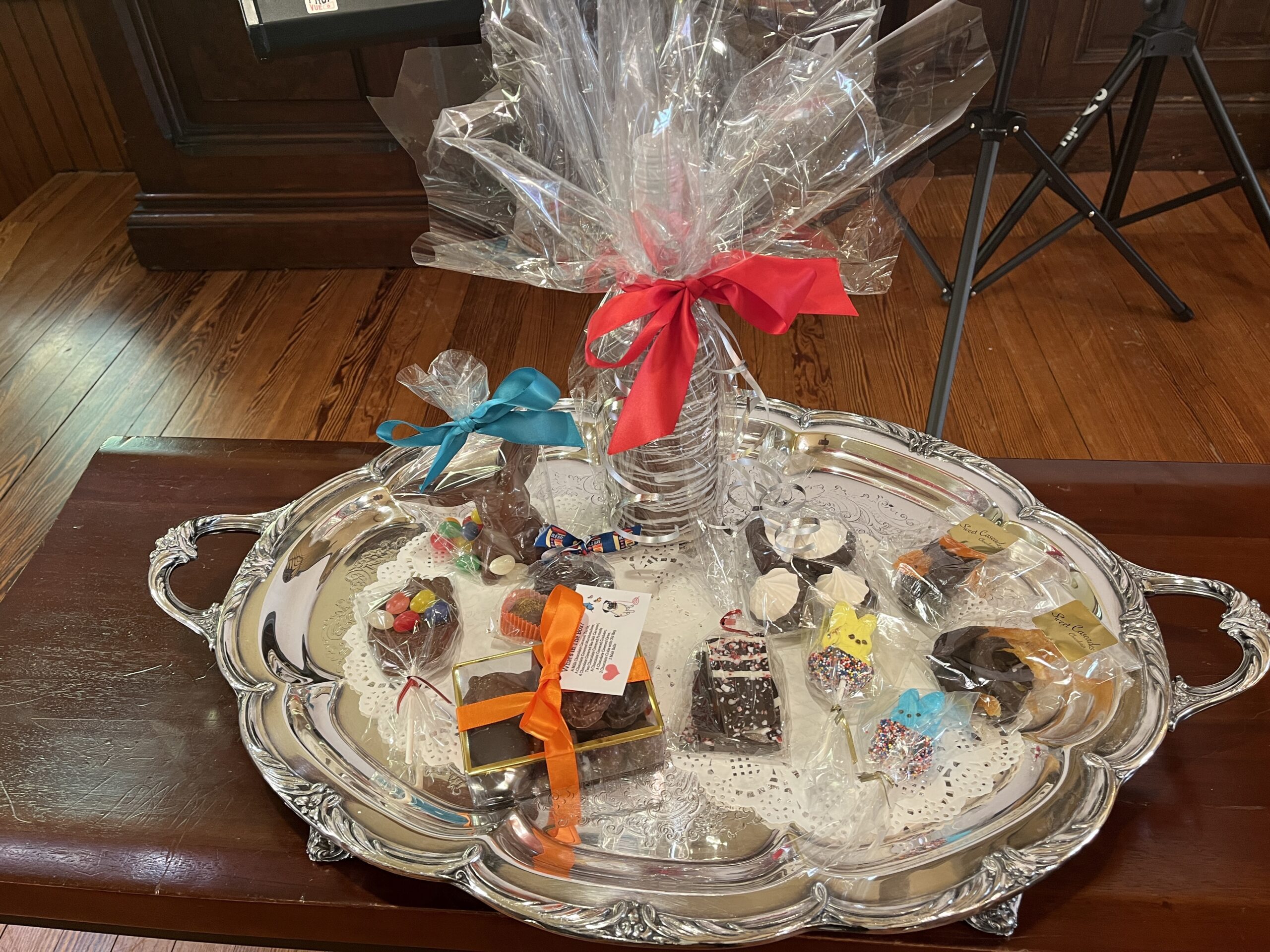 Just some of the yummy options available at Sweet Cascades on display at the Mill Town Tea "Secrets of the Chocolate Maker".